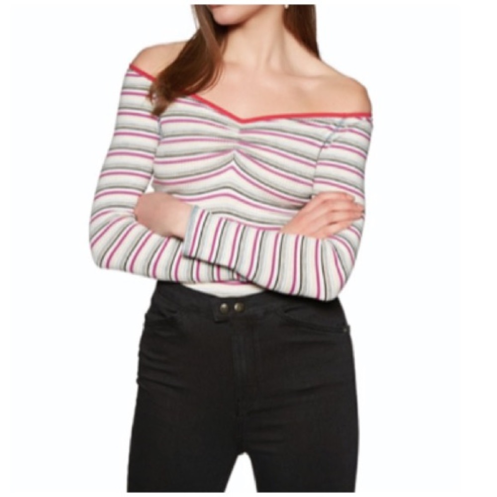 Intimately Free People put a stripe on it bodysuit - Picture 2 of 9